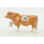 Beswick Guernsey bull 1451 (restored leg)