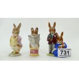 Beswick Beatrix potter figures Tailor of Gloucter and Mr Benjamin bunny ,