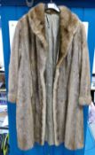 Ladies three quarter length MINK fur coat. Size 10/12 approx.