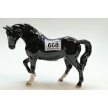 Beswick Stocky Jogging Mare 855 Limited Edition Black Colourway,