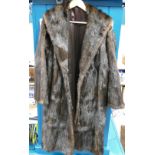 Ladies three quarter length FUR coat size 14 approx.