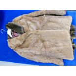 Two Faux Fur ladies jackets approx size 12(2)