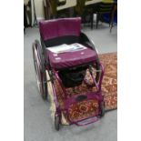 De Vinci leggers Ti extra light branded wheel chair, 19mm tubing, fold down back rest,