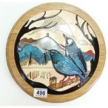 Moorcroft Starling Murmurations plaque. Limited Edition 29/30.