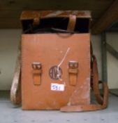 Vintage Bakelite Universal Avo meter in original leather case.