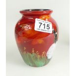 Anita Harris studio pottery vase in the