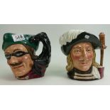 Royal Doulton large character jugs Dick