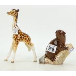Beswick Giraffe 853 (broken leg, piece p