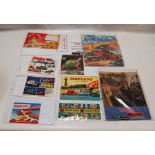 A collection of vintage BROCHURES and LEAFLETS including - Dinky Toys 1940's and 1970's (3) Meccano,