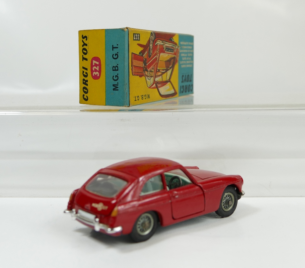 Corgi 327 M.G.B. G.T in good condition and in good condition original box. - Image 3 of 3