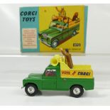 Corgi 472 Green Public Address Vehicle in near mint to mint condition and in original good to