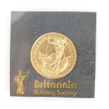 Britannia £100 one ounce fine gold coin 1987 in original case.