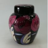 Moorcroft Bellahouston ginger jar, designed by Emma Bossons. Height 15cm.