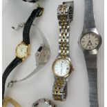 A collection of Ladies (6) and Gents (1) WATCHES by SEIKO x 4, DIESEL, Citizen and Sekonda.