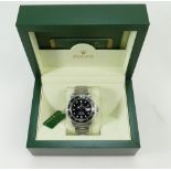 Rolex Oyster Perpetual Submariner-date Gentleman's Wristwatch, stainless steel strap,