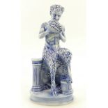 Kevin Francis Peggy Davies figure of Pan in blue colourway