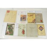 Trade catalogues including Needler's Christmas 1939,