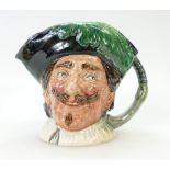 Royal Doulton large character jug The Cavalier with Goatee beard D6114