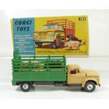 Corgi 484 Dodge 'Kew Fargo' Livestock Transporter with animals.