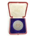 British Red Cross and the Order of Saint John medallion 50mm wide, issued to HGE Vardon 1915.