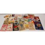 A collection of vintage advertising HOUSEHOLD related PAMPHLETS,