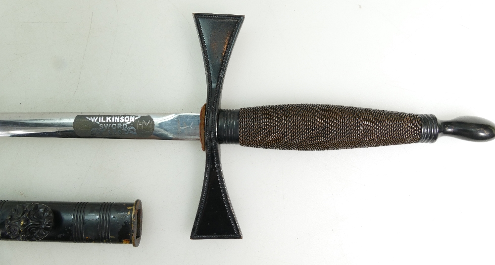 Wilkinson Sword Ltd. Masonic Dress Sword and scabbard, length 87cm. - Image 2 of 4