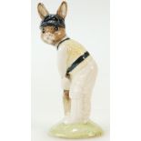 Royal Doulton Bunnykins figures Batsman DB144, Britannia DB219 and Punch DB234,