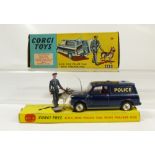Corgi 448 Dark Blue Mini Police Van with Tracker Dog in near mint condition and in original box,