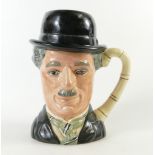 Royal Doulton large character jug Charlie Chaplin D6949,