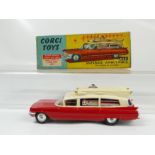 Corgi 437 Red and White Superior Ambulance in excellent to near mint condition and in original fair