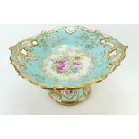 Hammersley Fine China ornate comport, shaped,