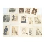 Large group of THIRTY named and unnamed LAFAYETTE photographs - ladies and gentlemen including -