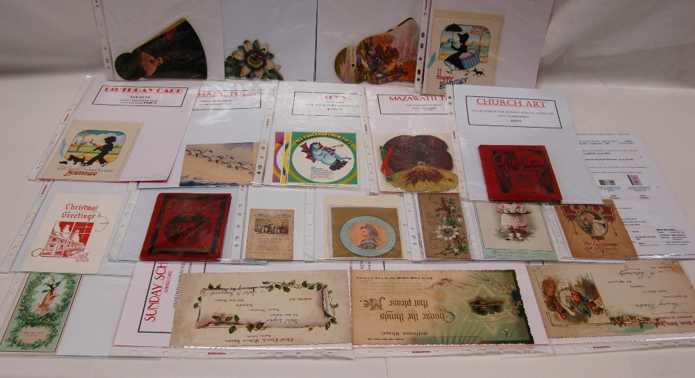 A collection of vintage CARDS etc.