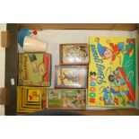 A mixed collection of boxed children's GAMES including Flippity Flop, Fascination,