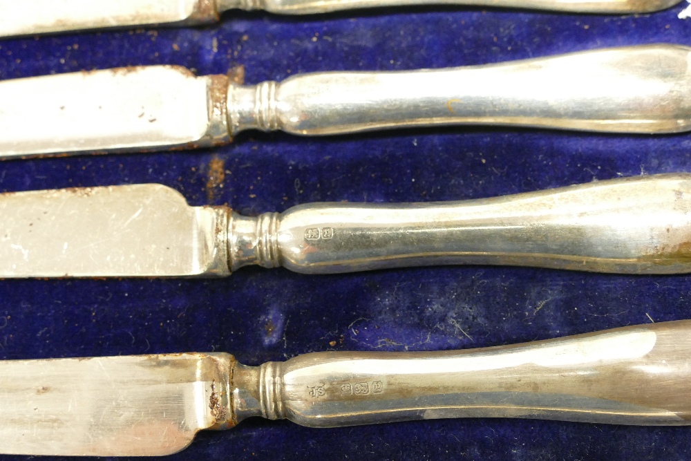 A mixed collection of items including Silver farming medals, Silver handled knife and spoons , - Image 3 of 3