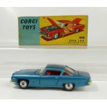 Corgi 241 Blue GHIA L.6.4 with Chrysler engine Good condition, cracks to windscreen, chip on bonnet.