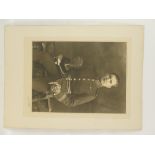 Flight Lieutenant C R DUNLOP RAF - large studio portrait bearing full title and description,