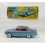 Corgi 252 Light Blue Rover in fair condition and in original fair condition box.