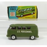 Corgi 356 Green US Army Personnel Carrier in near mint to mint condition and in original good box