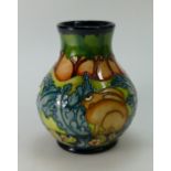 Moorcroft Wybunbury Moss vase, signed by designer Kerry Goodwin. Limited Edition 9/25, height 15cm.