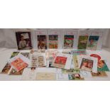 A collection of vintage largely Business and Cigarette gift related BROCHURES and LEAFLETS