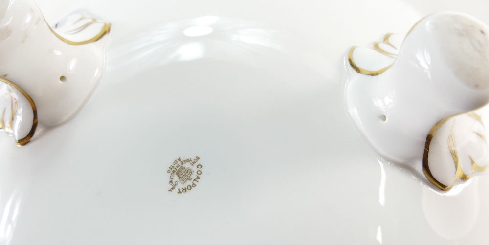 Coalport footed fruit bowl decorated with gilded birds of paradise, - Image 2 of 3