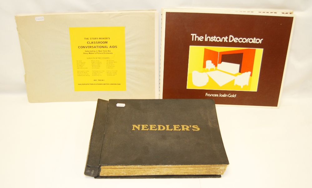 Three large volumes including - a Salesmans display catalogue / brochure of box designs for