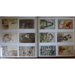 Album of 234 specialist collector postcards - one of 6 albums offered for sale in this auction,