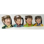 Royal Doulton The Beatles character jugs to include Ringo Starr D6726, John Lennon D6725,