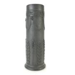 Wedgwood Black Basalt cylindrical vase,