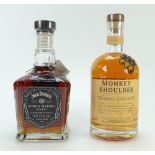 Jack Daniel's Single Barrel Tennessee Whiskey and Monkey Shoulder Batch 27 blended malt Whisky (2)