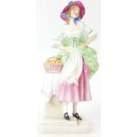 Royal Doulton figure Nell Gwynn HN1882 (minute underglaze nick to rim of hat)