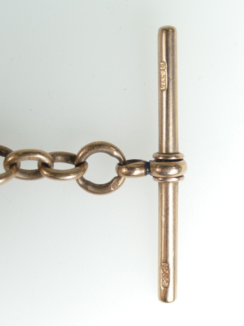 Victorian 9ct Rose Gold double Albert chain, 56. - Image 3 of 5