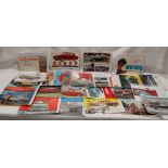 A collection of vintage advertising CAR related PAMPHLETS,